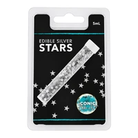Edible Silver Star - Iconic Cake Art