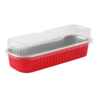 6pcs Red Foil Trays With Lids Iconic Cake Art