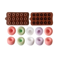 Mini Donut Silicone Mould - Brown