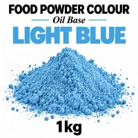 Light Blue - LAKE PATENT BLUE - Oil Base Powder Colour 1kg - Iconic Cake Art