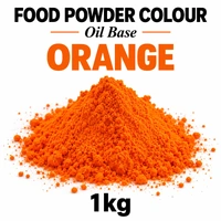 Orange - LAKE SUNSET YELLOW - Oil Base Powder Colour 1kg - Iconic Cake Art