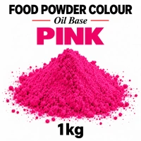 Pink - LAKE PHLOXINE B - Oil Base Powder Colour 1kg - Iconic Cake Art