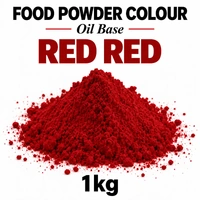 Red Red - LAKE ALLURA RED - Oil Base Powder Colour 1kg - Iconic Cake Art