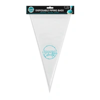 18 Inch 45cm CLEAR Disposable Piping Bags - 10Pieces Iconic Cake Art