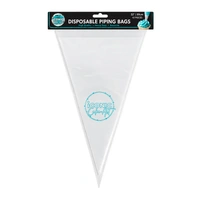 22 Inch 55cm CLEAR Disposable Piping Bags - 10Pieces Iconic Cake Art