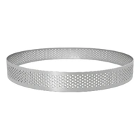 15cm x 2cm Perforated Tart Rings Iconic Cake Art