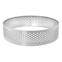 8cm x 2cm Perforated Tart Rings Iconic Cake Art