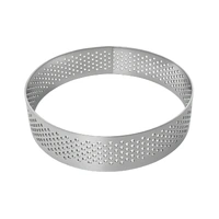 9cm x 2cm Perforated Tart Rings Iconic Cake Art