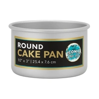 10 Inch x 3 Inch Round Cake Pan Iconic Cake Art