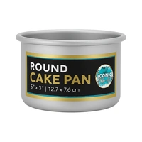 5 Inch x 3 Inch Round Cake Pan Iconic Cake Art