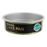 8 Inch x 2 Inch Round Cake Pan Iconic Cake Art