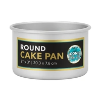 8 Inch x 3 Inch Round Cake Pan Iconic Cake Art