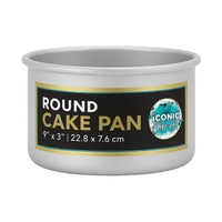 9 Inch x 3 Inch Round Cake Pan Iconic Cake Art