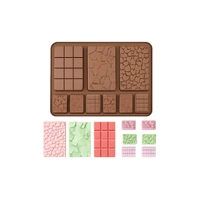 Chocolate Silicone Mould 9 Bars