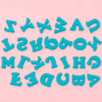 Mini Upper Case Alphabet Simply Push Plunger Cutters - 26 Pieces - Iconic Cake Art