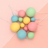 Candy Cloud Matte Ball Toppers (12 Pack) - Iconic Cake Art