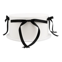 Black Vintage Satin Bow Iconic Cake Art