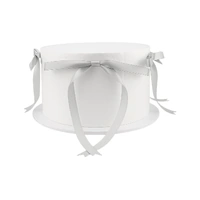 Silver Vintage Satin Bow Iconic Cake Art