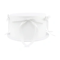 White Vintage Satin Bow Iconic Cake Art