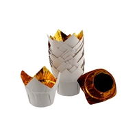 25 Pack White Tulip Baking Cups Iconic Cake Art