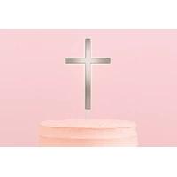 Silver Cross Topper Iconic Cake Art