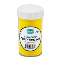 Yellow Oil Base Powdered Colour - 15G - Iconic Cake Art