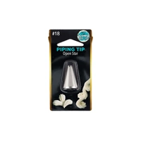 #18 Open Star Piping Tip Iconic Cake Art