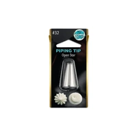 #32 Open Star Piping Tip Iconic Cake Art