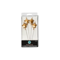 Rose Gold Star Enhancers 4pc Iconic Cake Art