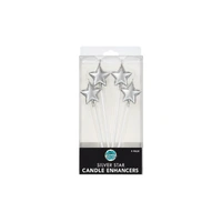 Silver Star Enhancers 4pc Iconic Cake Art