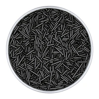 75g Pearl Black  Jimmies - Iconic Sprinkles: Single