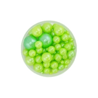 100g Shiny Green Pearls Iconic Sprinkles