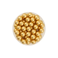 100g 6mm Metallic Gold Pearls Iconic Sprinkles