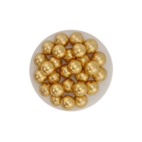 100g 10mm Metallic Gold Pearls Iconic Sprinkles