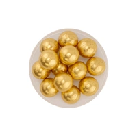 30g 14mm Metallic Gold Pearls Iconic Sprinkles