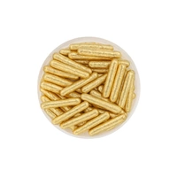 100g Metallic Gold Rods Iconic Sprinkles
