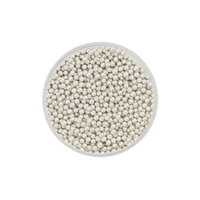 100g 2mm Metallic Silver Pearls Iconic Sprinkles