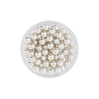 100g 6mm Metallic Silver Pearls Iconic Sprinkles