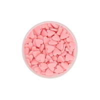 100g Pink Heart Confetti Iconic Sprinkles