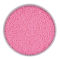 100g Pearl Pink Nonpareils - Iconic Sprinkles