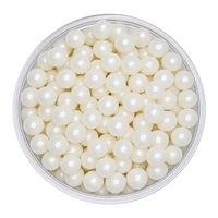 95g 12mm Pearl White Cachous   - Iconic Sprinkles: Single