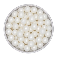 90g 14mm Pearl White Cachous   - Iconic Sprinkles: Single