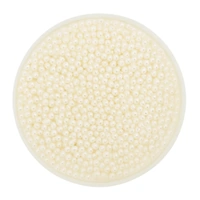 100g 2mm Pearl White Cachous - Iconic Sprinkles: Single