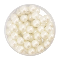 100g 8mm Pearl White Cachous - Iconic Sprinkles: Single