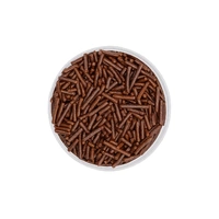 30g Shiny Brown Jimmies Iconic Sprinkles