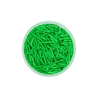100g Shiny Green Jimmies Iconic Sprinkles
