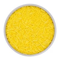 75g Pearl Yellow Jimmies - Iconic Sprinkles: Single