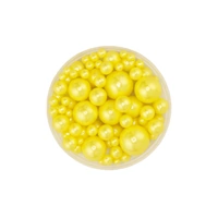 30g Shiny Yellow Pearls Iconic Sprinkles