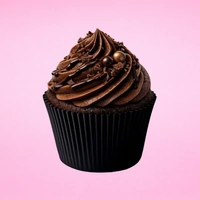 Black Greaseproof Jumbo Muffin Cases 55mm