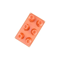 6 Cavity - Pine Silicone Chocolate Mold K-038D